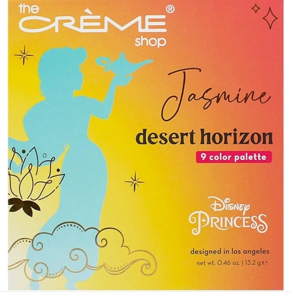 NEW Disney x The Creme Shop Jasmine Desert Horizon Eyeshadow Pallet - Picture 1 of 5